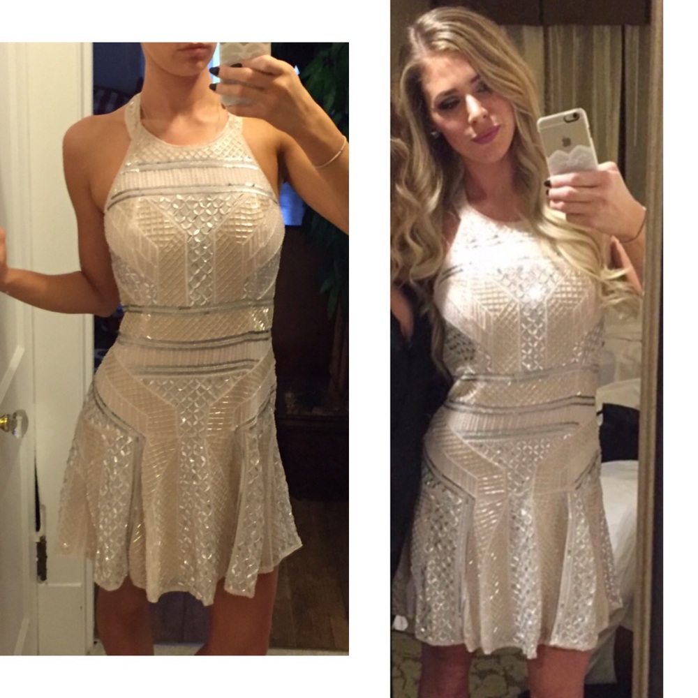 NYE Parker Sequin Skater Dress